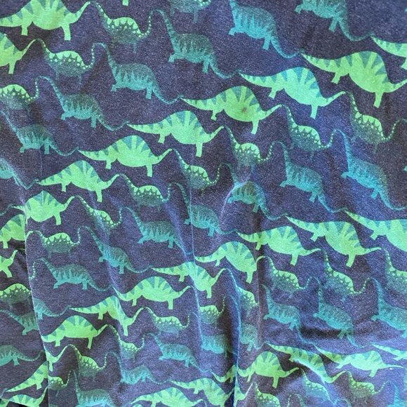 Svaha Dress Women's Blue Sz 5X Green Dinosaur Print - Picture 5 of 8